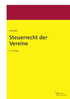 Cover Steuerrecht der Vereine (eBook, PDF)