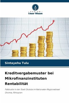 Kreditvergabemuster bei Mikrofinanzinstituten Rentabilität - Tulu, Sintayehu Kreditvergabemuster bei Mikrofinanzinstituten Rentabilität - Tulu, Sintayehu