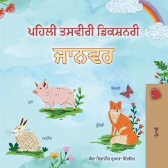 Cover First Picture Dictionary - Animals (Punjabi Children's Book)