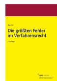 Die größten Fehler im Verfahrensrecht (eBook, PDF)