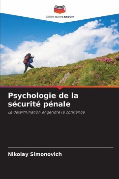 Cover Psychologie de la sécurité pénale