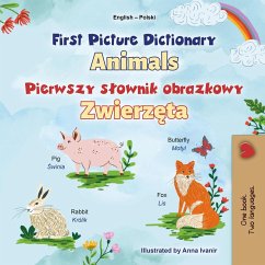 Cover First Picture Dictionary Animals Pierwszy obrazkowy dictionary Zwierzeta (English Polish Bilingual Collection) (eBook, ePUB)