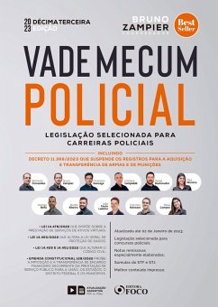 Cover Vade Mecum Policial : legislação selecionada para carreiras policiais - 13. ed. - 2023. (eBook, ePUB)