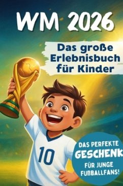 Cover WM 2026 Erlebnisbuch für Kinder   Das Mitmach-Fußballbuch mit Rätseln, Stars & Rekorden