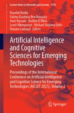 Cover Artificial Intelligence and Cognitive Sciences for Emerging Technologies