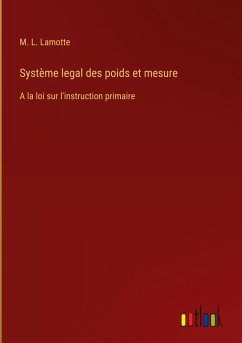 Cover Système legal des poids et mesure