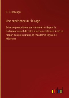 Cover Une expérience sur la rage
