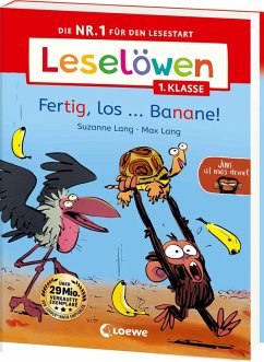Cover Leselöwen 1. Klasse - Jim ist mies drauf - Fertig, los...Banane!