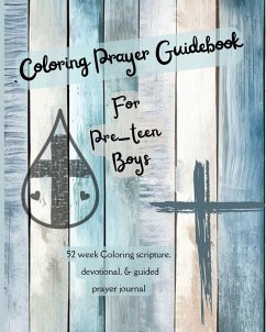 Cover Coloring Prayer Guidebook for Pre-Teen Boys