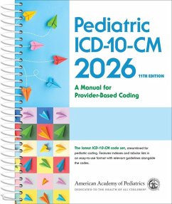 Cover Pediatric ICD-10-CM: A Manual for Provider Based Coding 2026