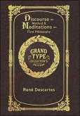 Large Print - Discourse on Method & Meditations on First Philosophy - Grand Type Collector's Edition - Matte Hardcover with Dust Jacket