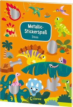 Cover Metallic-Stickerspaß - Dinos