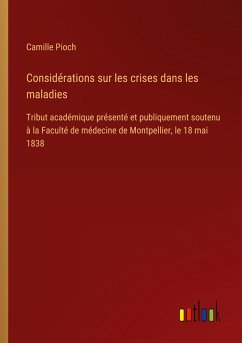 Cover Considérations sur les crises dans les maladies