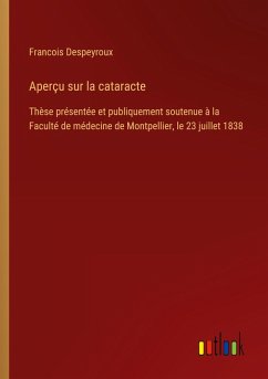 Cover Aperçu sur la cataracte