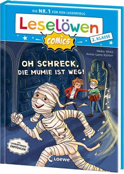 Cover Leselöwen Comics 2. Klasse - Oh Schreck, die Mumie ist weg!