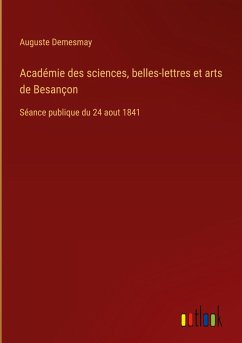 Cover Académie des sciences, belles-lettres et arts de Besançon