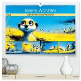 Kleine Wächter. Erdmännchen und Weisheiten (hochwertiger Premium Wandkalender 2026 DIN A2 quer), Kunstdruck in Hochglanz