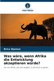 Was wäre, wenn Afrika die Entwicklung akzeptieren würde?