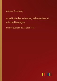 Cover Académie des sciences, belles-lettres et arts de Besançon