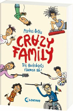 Cover Crazy Family (Band 1) - Die Hackebarts räumen ab!