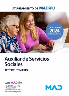 Auxiliar de Servicios Sociales. Test del temario. Ayuntamiento de Madrid