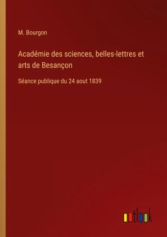 Cover Académie des sciences, belles-lettres et arts de Besançon