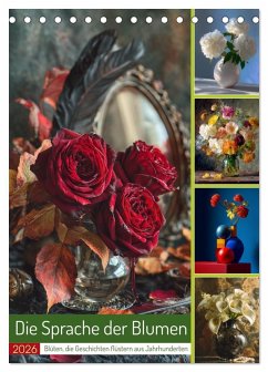 Cover Die Sprache der Blumen (Tischkalender 2026 DIN A5 hoch), CALVENDO Monatskalender