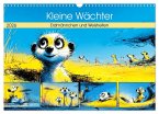 Kleine Wächter. Erdmännchen und Weisheiten (Wandkalender 2026 DIN A3 quer), CALVENDO Monatskalender