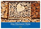 Das Element Holz - Ein Sinnbild (Tischkalender 2026 DIN A5 quer), CALVENDO Monatskalender Das Element Holz - Ein Sinnbild (Tischkalender 2026 DIN A5 quer), CALVENDO Monatskalender