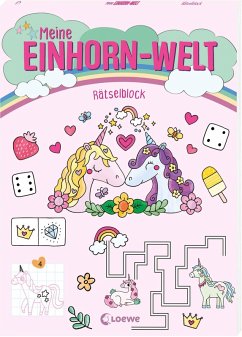 Cover Meine Einhorn-Welt - Rätselblock