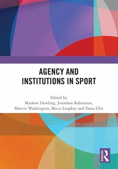 Cover Agency and Institutions in Sport