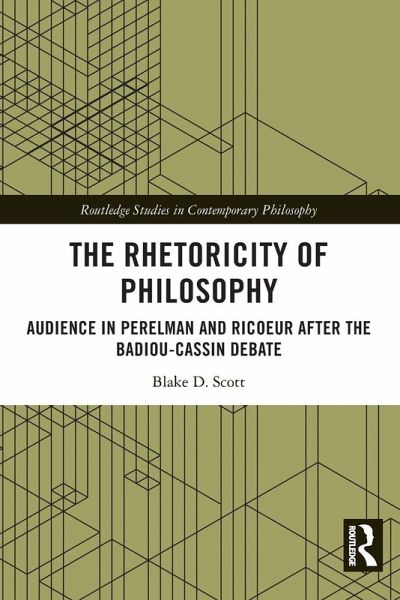 The Rhetoricity of Philosophy