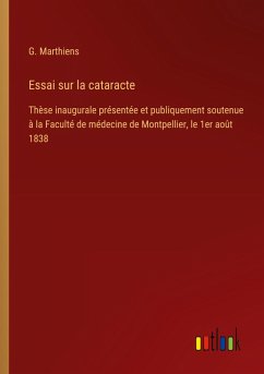 Cover Essai sur la cataracte