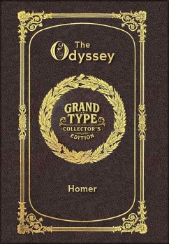 Large Print - The Odyssey - Grand Type Collector's Edition - Matte Hardcover with Dust Jacket - Homer
