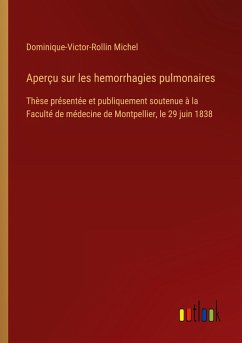 Aperçu sur les hemorrhagies pulmonaires
