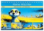 Kleine Wächter. Erdmännchen und Weisheiten (Tischkalender 2026 DIN A5 quer), CALVENDO Monatskalender