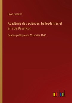 Cover Académie des sciences, belles-lettres et arts de Besançon