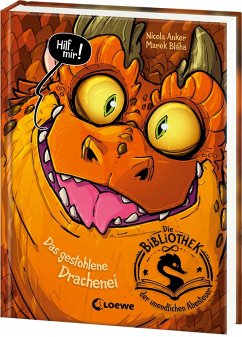 Cover Die Bibliothek der unendlichen Abenteuer (Band 1) - Das gestohlene Drachenei