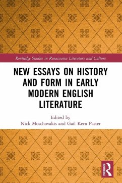 New Essays on History and Form in Early Modern English Literature