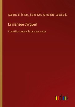 Cover Le mariage d'orgueil