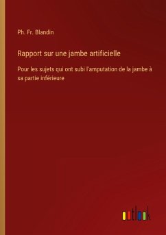 Cover Rapport sur une jambe artificielle