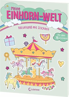 Cover Meine Einhorn-Welt - Rätselspaß mit Stickern