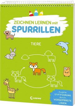 Cover Zeichnen lernen mit Spurrillen - Tiere
