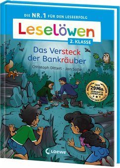 Cover Leselöwen 2. Klasse - Das Versteck der Bankräuber