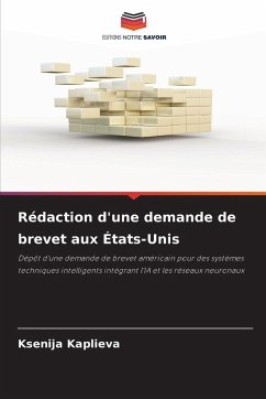 Cover Rédaction d'une demande de brevet aux États-Unis