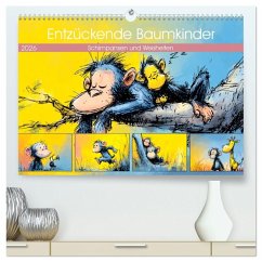 Entzückende Baumkinder. Schimpansen und Weisheiten (hochwertiger Premium Wandkalender 2026 DIN A2 quer), Kunstdruck in Hochglanz - Calvendo;Hurley, Rose Entzückende Baumkinder. Schimpansen und Weisheiten (hochwertiger Premium Wandkalender 2026 DIN A2 quer), Kunstdruck in Hochglanz - Calvendo;Hurley, Rose