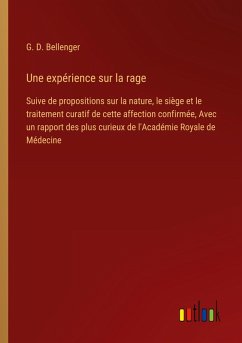 Cover Une expérience sur la rage