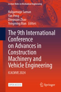 Cover The 9th International Conference on Advances in Construction Machinery and Vehicle Engineering, m. 2 Buch