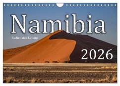 Cover Namibia - Farben des Lebens (Wandkalender 2026 DIN A4 quer), CALVENDO Monatskalender