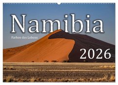 Cover Namibia - Farben des Lebens (Wandkalender 2026 DIN A2 quer), CALVENDO Monatskalender